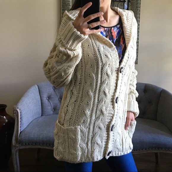 ✨POL Cardigan With Hoodie - Picture 5 of 6